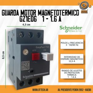 Guardamotor Magnetotermico Easypact 1 – 1.6a Schneider