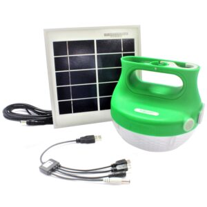 Kit Solar Portatil Lampara Led Solar Cargar Usb Schneider