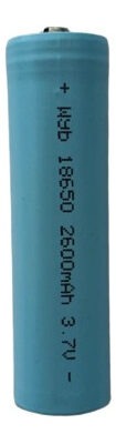 Pila Bateria 18650 3.7v Corriente 2600 Mah Con Teton X 1