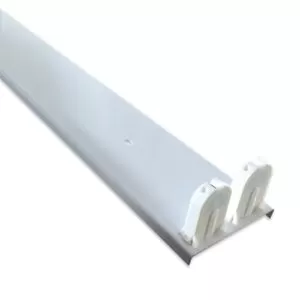 Listón 2x9w Porta Tubo Led Blanco Chapa 60cm Oferta!!