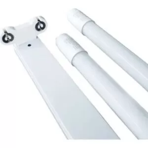 Liston Doble + 2 Tubo Led 18w 120cm