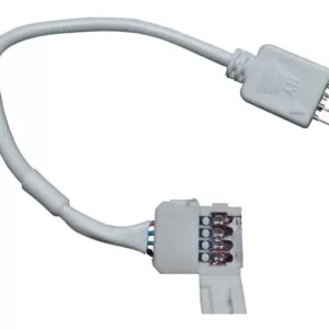 CONECTOR EXTENSOR RGB LED TIRAS HEBILLA PIN MACHO HEMBRA X10
