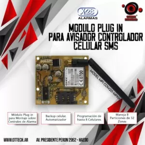 Modulo Plug In Para Avisador Controlador Celular Sms MPI COM20-MPXH X28 Alarmas