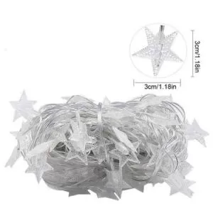 Luces Luz Led Guirnalda Estrella Estrellas Calido 5m A 220v