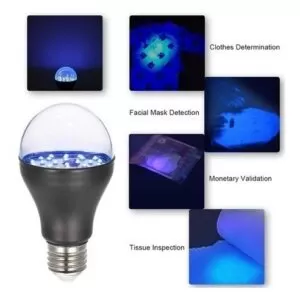 Lampara Led Luz Negra Ultravioleta 12w E27