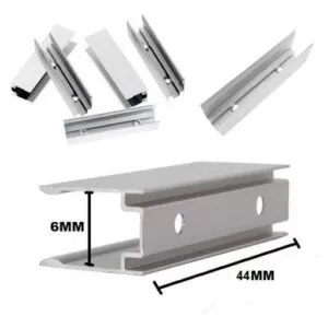 Soporte Clip Grampas Aluminio Manguera Neón Flex Led X 10 Un