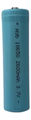Pila Bateria 18650 3.7v Corriente 2600 Mah Con Teton X 1