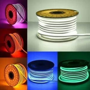 Manguera Luces Neon Led Flexible Bobina X 50mt Colores 12v
